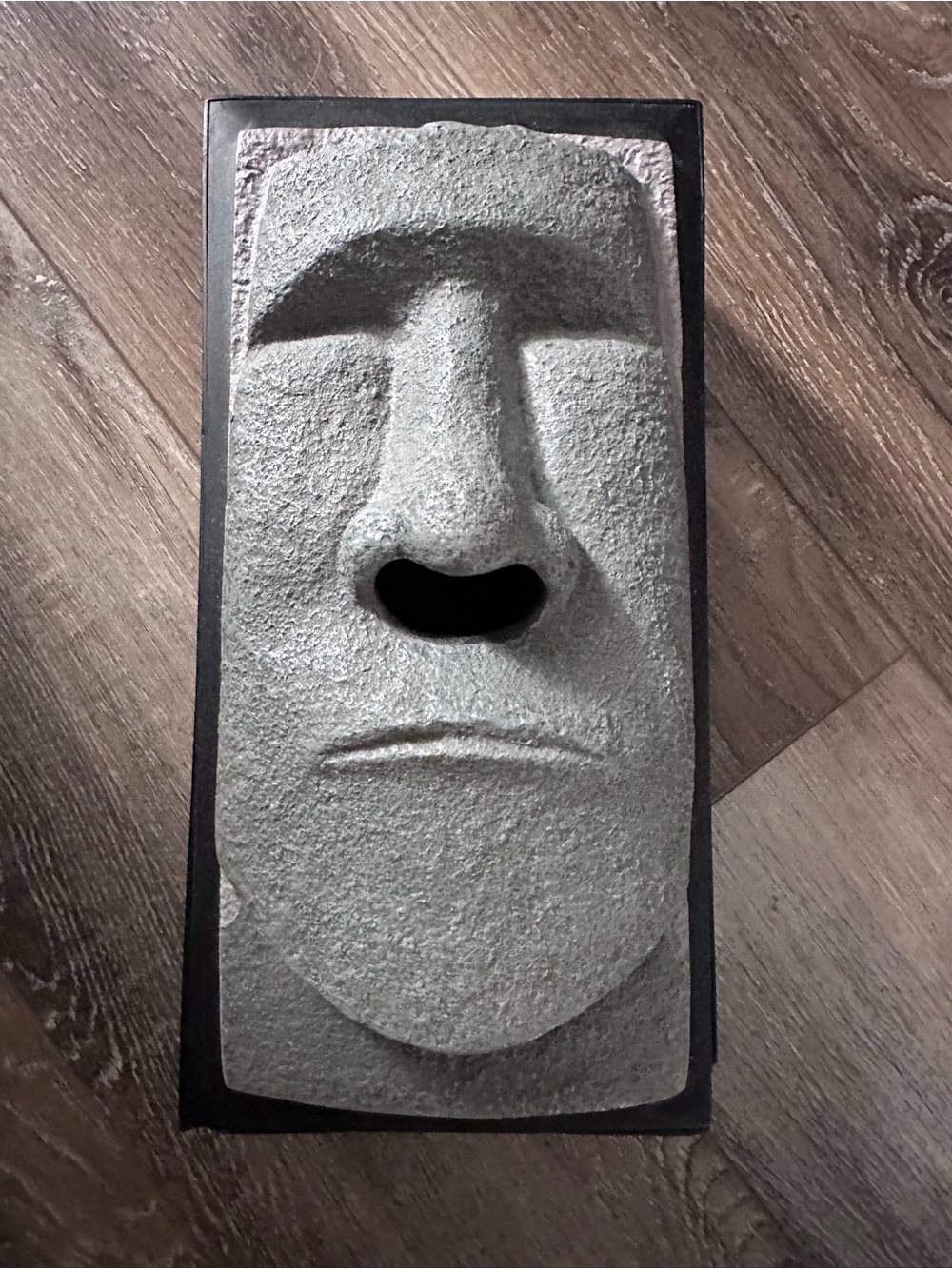 Decorative Stone Face Wall Art - Gray